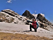 03 I Tre Pizzi visti da ovest, dal Bivacco Tre Pizzi (2050 m)